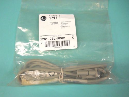 ALLEN BRADLEY 1761-CBL-PM02 MICROLOGIX CABLE 8 PIN 6 FT 1761CBLPM02 NEW IN PKG