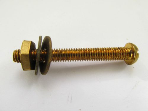 4X 4.6 X 37. Round Head,Solid Brass Screws.