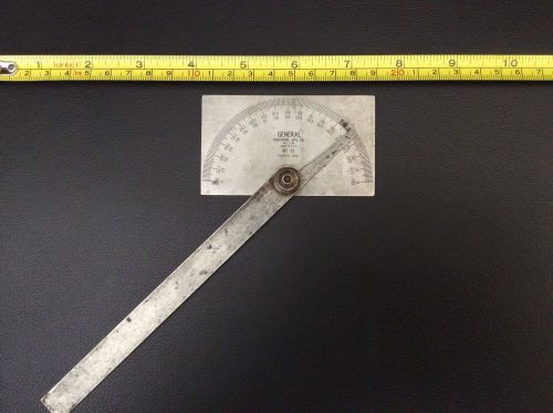 General Hardware Square Head Protractor No 17 0-180 Degrees