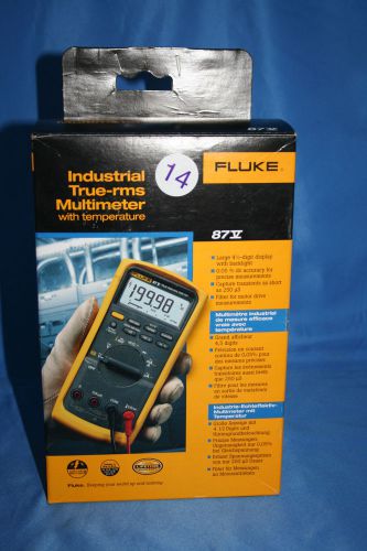 FLUKE 87 V INDUSTRIAL TRUE-RMS MULTIMETER WITH TEMPERATURE