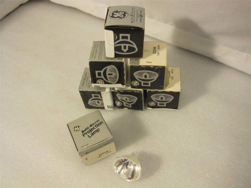 1989 Lot(7) GE Quartzline Projector Bulb Lamp DDM 19V 80W NOS