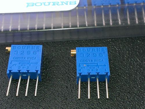 [10 pcs], 10k 3296X-OT1 Bourns Offset Volt. Adj. Trimmer for Op. Amplifiers 4pin