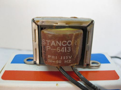 NEW NOS Stancor P-6413 Isolation Transformer 115 V to 115 V 0.6 VA New Old Stock