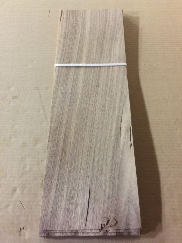 Wood Veneer Walnut 7x21 20pcs total Raw Veneer &#034;EXOTIC&#034; WAL7 1-22-15