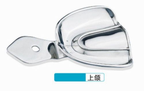 1pc kangqiao dental stainless steel impression tray 2# upper no holes for sale