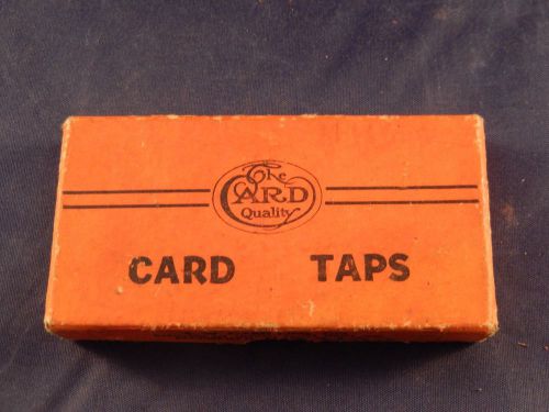3 CARD TAPS 9/16&#034; - 12 IN ORIGINAL BOX