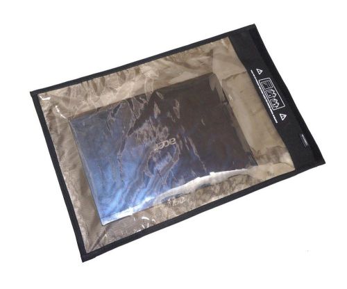 Black Hole Faraday Bag - RF Signal Isolation For Forensics, XLarge Window Size