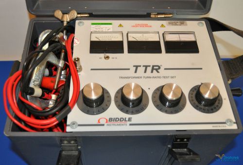 AVO Biddle Megger TTR Turns Ratio Transformer Tester Cat 550005 NIST Calibrated