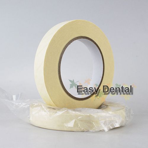 2 Rolls Autoclave Sterilization Indicator Tape Dental Tattoo Supply 19mmx50M