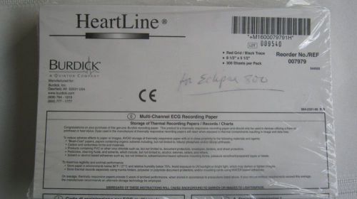 (2) packs burdick ekg/ecg paper #007979 for sale