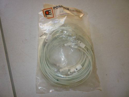 Pomona Model B-60 Banana Plug Jumper white  60-Inch  Bags has 10