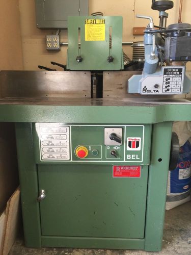 Wadkin Bel Spindle Moulder/Shaper 9HP with 4 Speed Stock Feeder