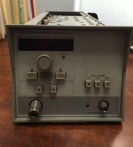 Hp Agilent 83545A 5.9-12.4 GHz RF Plug In GUARANTEED WORKING