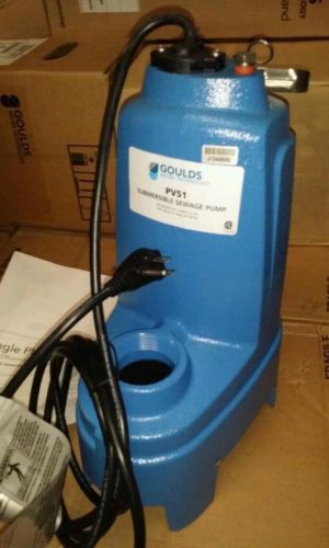 PS51M Goulds 1/2 HP 115 Volts Submersible Sewage Pump