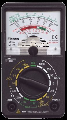 Elenco M105 Compact VOM Analog Multimerer