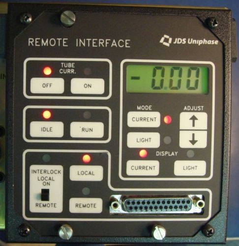 JDS UNIPHASE model 2500 ARGON ION LASER DIGITAL REMOTE INTERFACE CONTROLLER JDSU