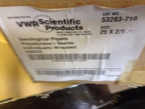 VWR Scientific Products Pipettes 25X2/1 F0915 B6