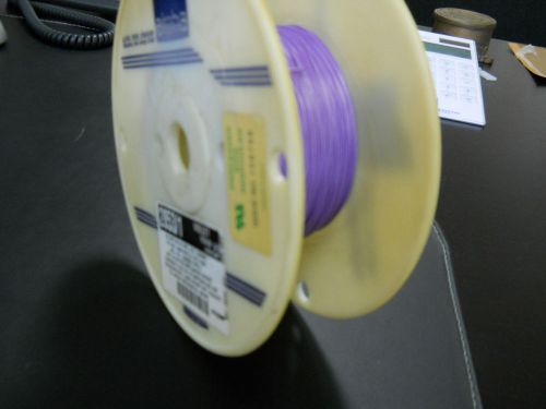 Silver &amp; OFHC Copper Solid Wire 26AWG  Purple 1000 ft USA  Aircraft Grade