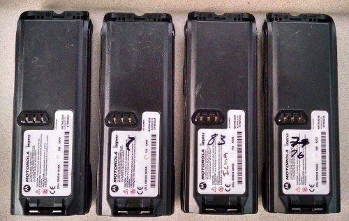 Lot of 4 oem motorola impres battery xts3000 xts3500 xts5000 nntn4435b ntn8923a for sale