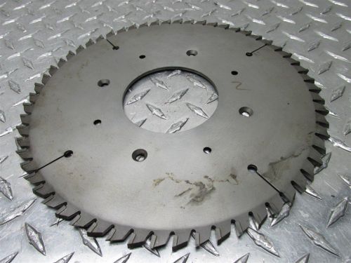 SHARPENED! 9-3/4&#034; DIAMETER CARBIDE TIPPED SAW BLADE 60T 3-1/8&#034; ARBOR