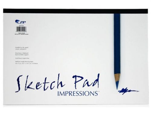 Carolina Artist Sketch Pad - for ink, pastel, crayon &amp; pencil 18&#034;x12&#034;