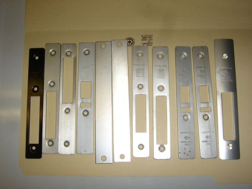 ADAMS RITE / HALT ALUM. STORE FRONT LOCK FACE PLATES 11