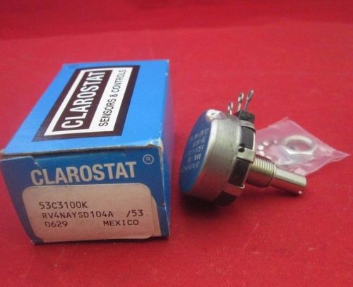 Clarostat 53C3100K Potentiometer