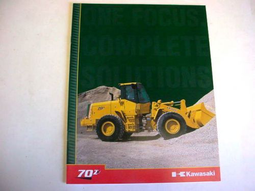 Kawasaki 70 ZV Wheel Loader Literature