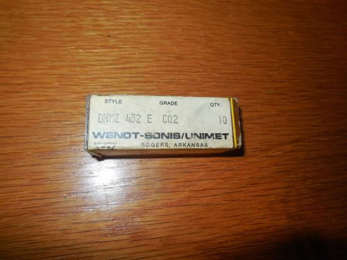 3 TRW Wendt-Sonis Carbide Inserts DNMZ 432E Grade CQ2  Free USA Shipping!