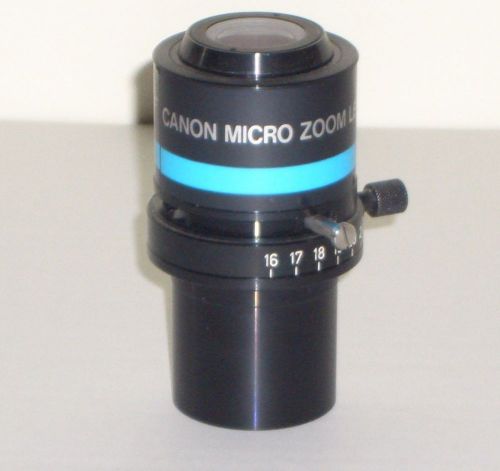 CANON  MICRO ZOOM LENS BZ02/DO1F FOR MICROFILM READER PRINTER