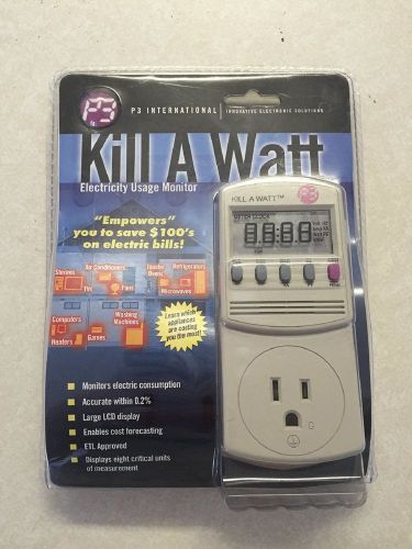 P3 P4400 Kill A Watt Electricity Usage Monitor