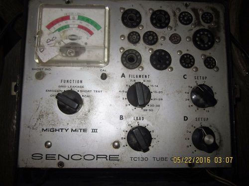 SENCORE TC130  TUBE CHECKER  Mighty Mite 3