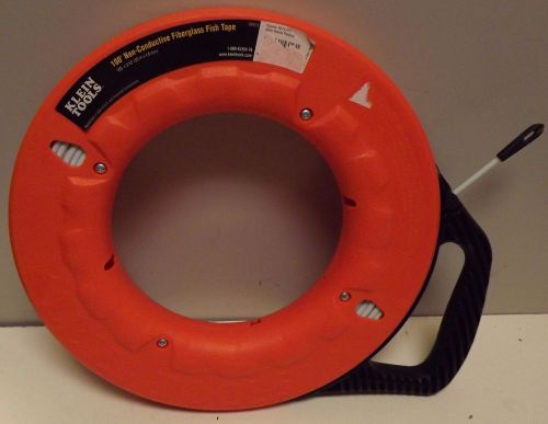 KLEIN TOOLS 100&#039; NON-CONDUCTIVE FIBERGLASS FISH TAPE 56023