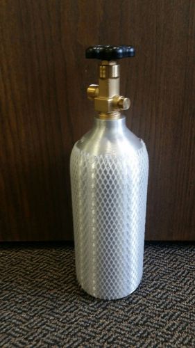 2 1/2  lb co2 carbon dioxide tank - new aluminum - beer beverage welding for sale