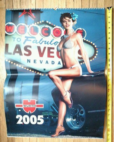 Wurth Erotic Sexy Photo Calendar Girls 2005 Bikini Swimsuit Pinup Models Ladies