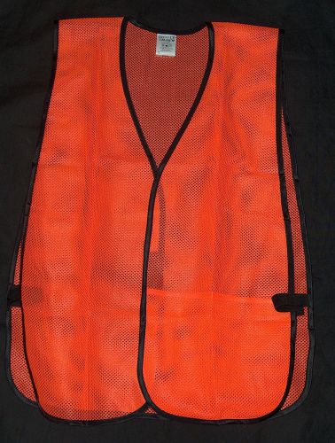 New OCCULUX LUX-XNTM FV4 Regular Orange Mesh Safety Vest Hunting Running Work