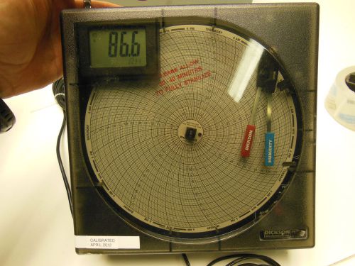 Dickson TH803 Chart recorder High Resolution Temperature and Humidity Chart Reco