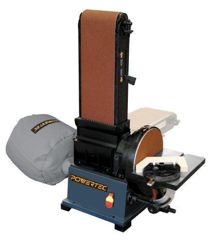 Powertec bd6900 woodworking belt disc sander w/ built-in dust collection, 6 x for sale