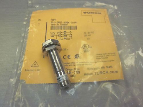 Turck inductive proximity sensor Bi4-EM12-VP6X-H1141 T1633201