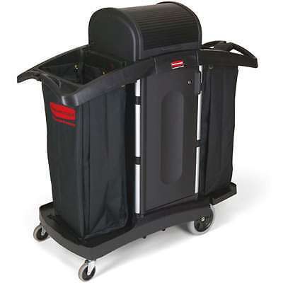 Fabric Cleaning Cart Bag 26 gal Black 17 1/2w x 10 1/2d x 33h