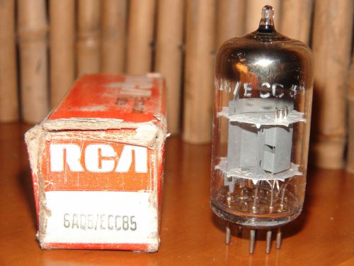 Vintage Telefunken &lt;&gt; RCA 6AQ8 ECC85 Stereo Tube V Strong &amp; Balanced  4650/4550