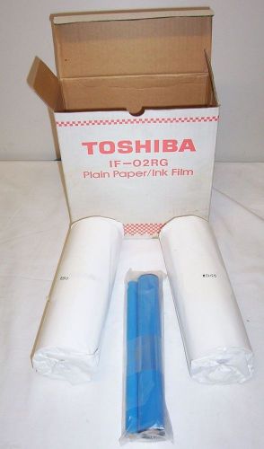 Toshiba if-o2rg/if-02rg plain paper/ink film (2 rolls paper, 1 roll film) for sale