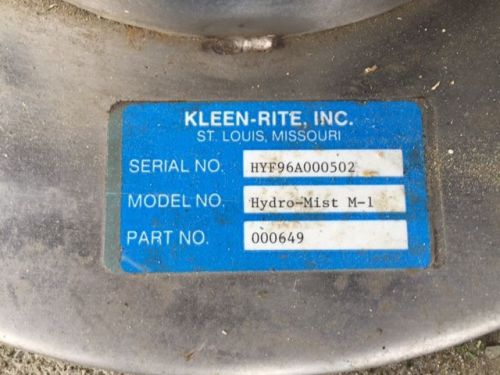 Kleen-Rite Hydro-Mist  M-1