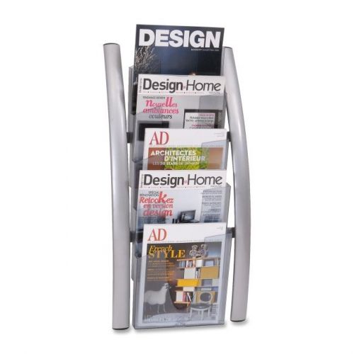 Brand New Alba DDICE5M 5 Pocket Contemporary Wall Mounted Literature Rack