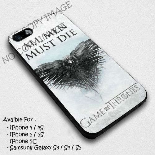 662 Valar Morghulis  Logo Design Case Iphone 4/4S, 5/5S, 6/6 plus, 6/6S plus, S4