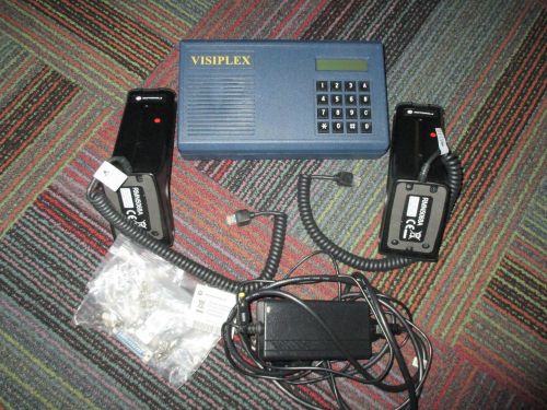 NEW VISIPLEX WIRELESS CONTROLLER VNS2500 W/ 2 MOTOROLA BASE MICROPHONES,RMN