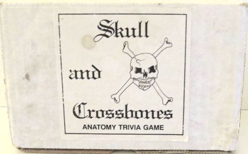 Vintage SKULL AND CROSSBONES ANATOMY GAME Medical School Students