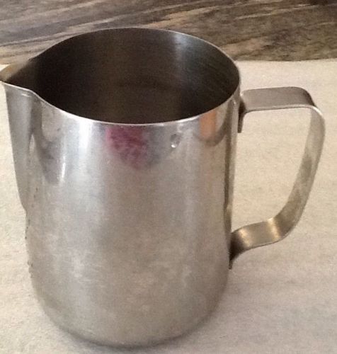 ESPRESSO MILK FROTHING PITCHER 32 OZ STAINLESS STEEL STEAM LATTE