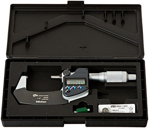 Mitutoyo 293-345-30 Digimatic Micrometer, Range: 1&#034;-2&#034;/25.4-50.8 mm, IP65