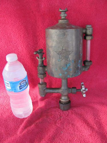 Old BESSEMER POWELL 1 QT. Engine Brass Oilfield Engine Oiler Motor Steam Tractor